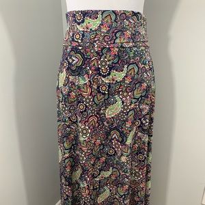 LuLaRoe Maxi skirt slinky & stretchy size XXS